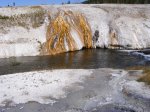 Click to enlarge Yellowstone National Park, Wyoming, United States. A geyser near Old Faithful