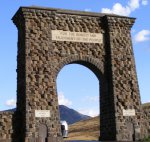 Click to enlarge Yellowstone National Park, Wyoming, United States. North Entrance