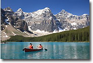 Canoe Ride in the Canadian Rockies